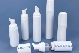 40ml 50ml 60ml 70ml 80ml 100ml Whole White Foam Bottle PET Facial Cleaner Container